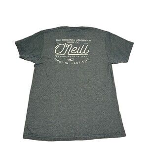 O’Neill Modern FIT Logo Tee Short Sleeve Graphic T-Shirt Surfing Gray Sz Medium